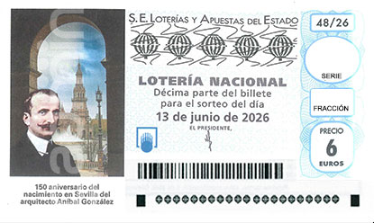 Adm�n de Loter�as n� 1 - Loter�a S&aacute;bado 13/06/2026